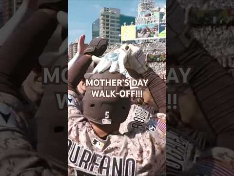This one’s for Mom 🥹 #mlb #padres #highlights #sports #baseball #walkoff #mothersday