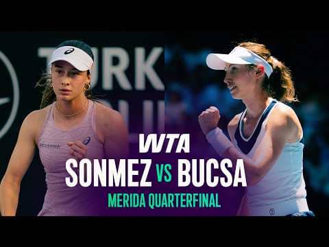 Zeynep Sonmez vs. Cristina Bucsa | 2026 Merida Quarterfinals | WTA Match Highlights