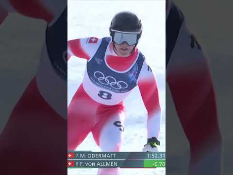 Franjo von Allmen 🤝 Olympic gold medal 🥇