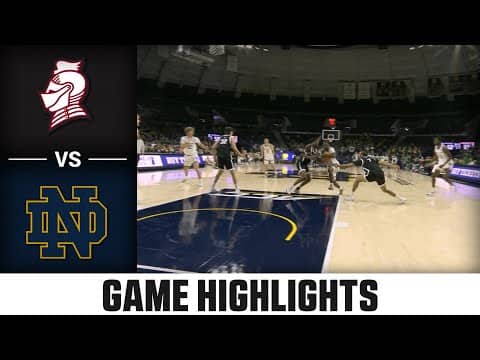 Bellarmine vs Notre Dame Game Highlights | 2025-26 ACC Men's Basketball
