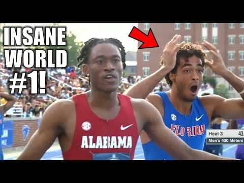 He Just Shocked The World! || WORLD'S FASTEST 400 Meters At NCAA East Regional - Samuel Ogazi
