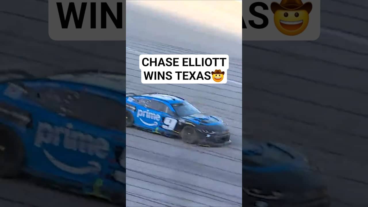 Chase locked in on the final lap 🔒