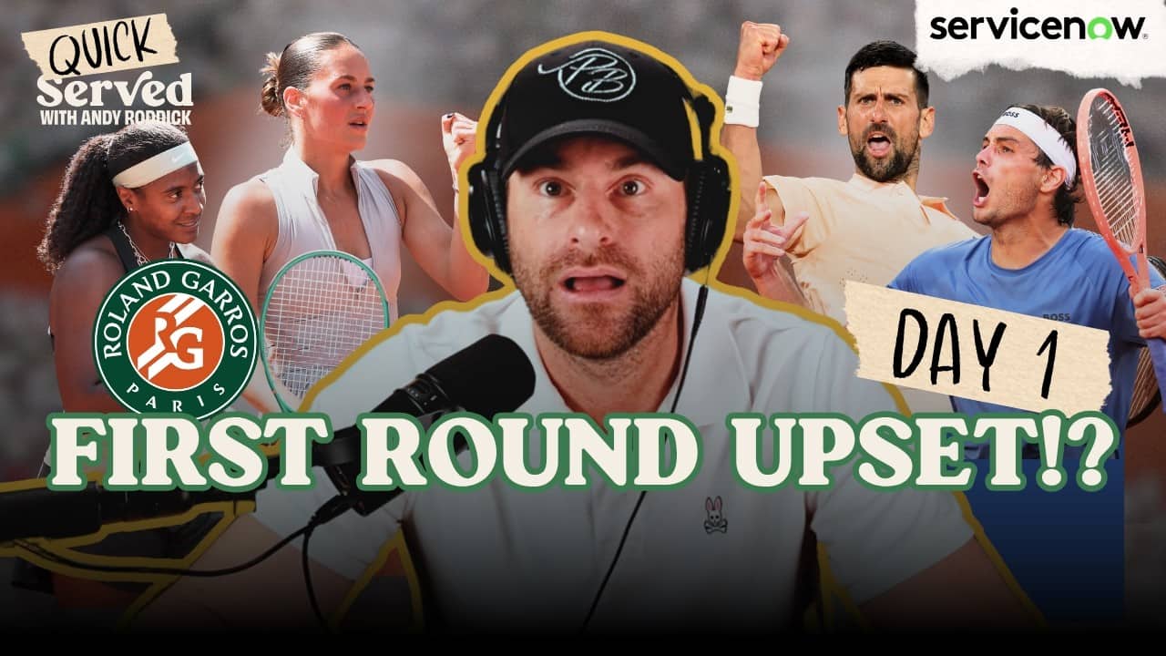 2026 FRENCH OPEN DAY 1 RECAP: Djokovic Advances, Fritz Falls, Kostyuk Rolls & More