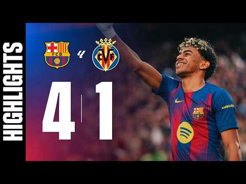 FC BARCELONA 4 vs 1 VILLARREAL CF | LALIGA 2025/26 MD26 🔵🔴