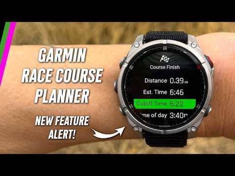 Garmin Course Planner for Endurance Racing // How It Actually Works!