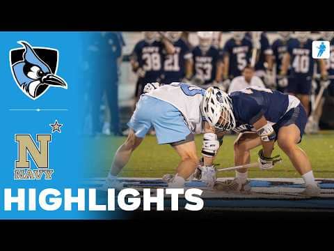 Johns Hopkins vs Navy | NCAA College Lacrosse | Highlights - March 14, 2026