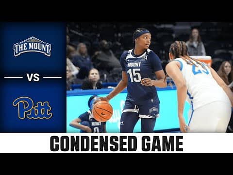 Mount St. Mary's vs. Pitt Condensed Game | 2025-26 ACC Women's Basketball