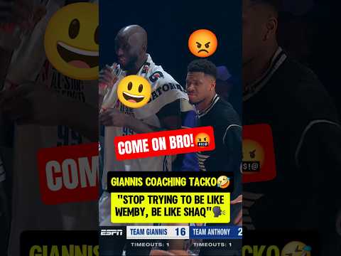 Giannis HAD ENOUGH of Tacko😭