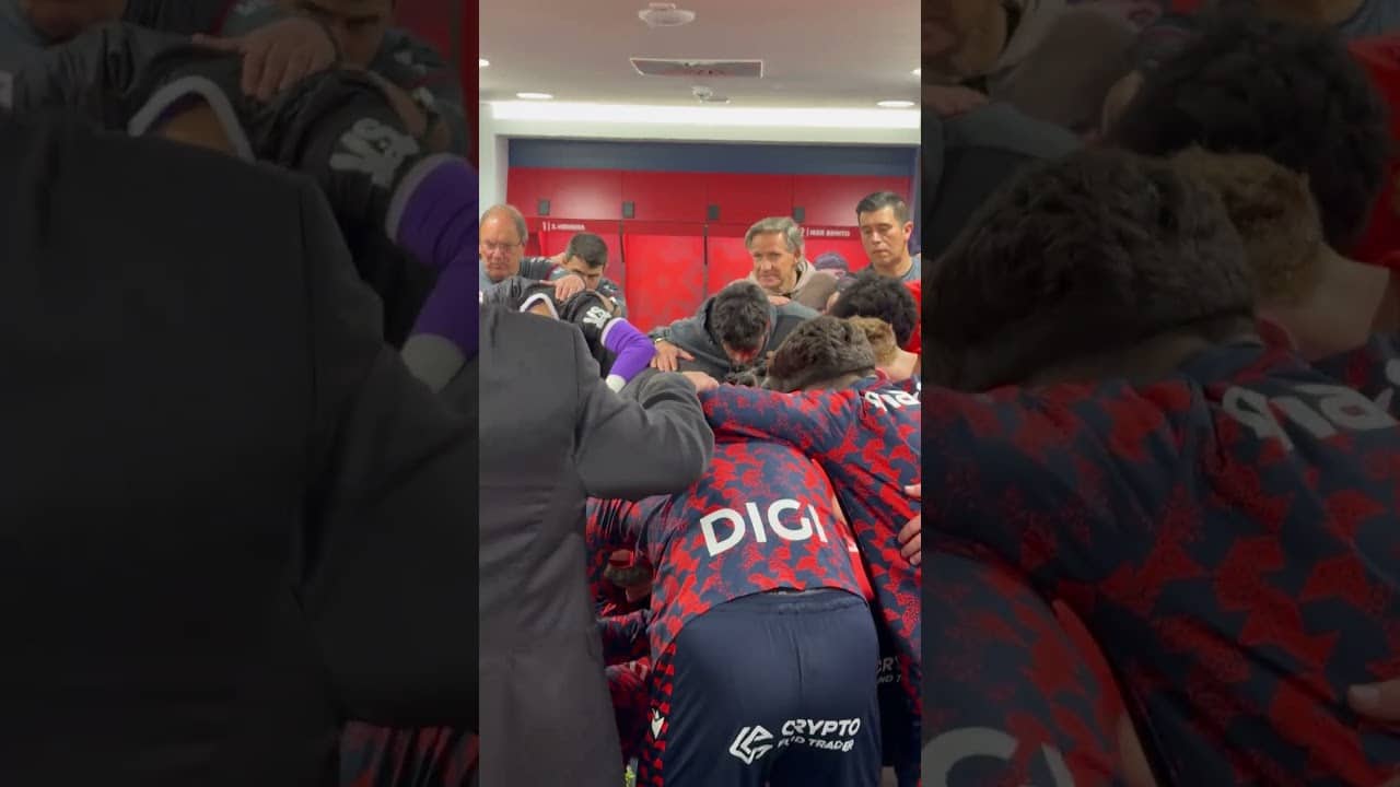 Vestuario de Osasuna en El Sadar en los instantes previos al #OsasunaGirona