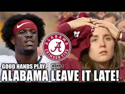 Germie Bernard’s CLUTCH TD seals Alabama’s win over South Carolina | The Matt Barrie Show