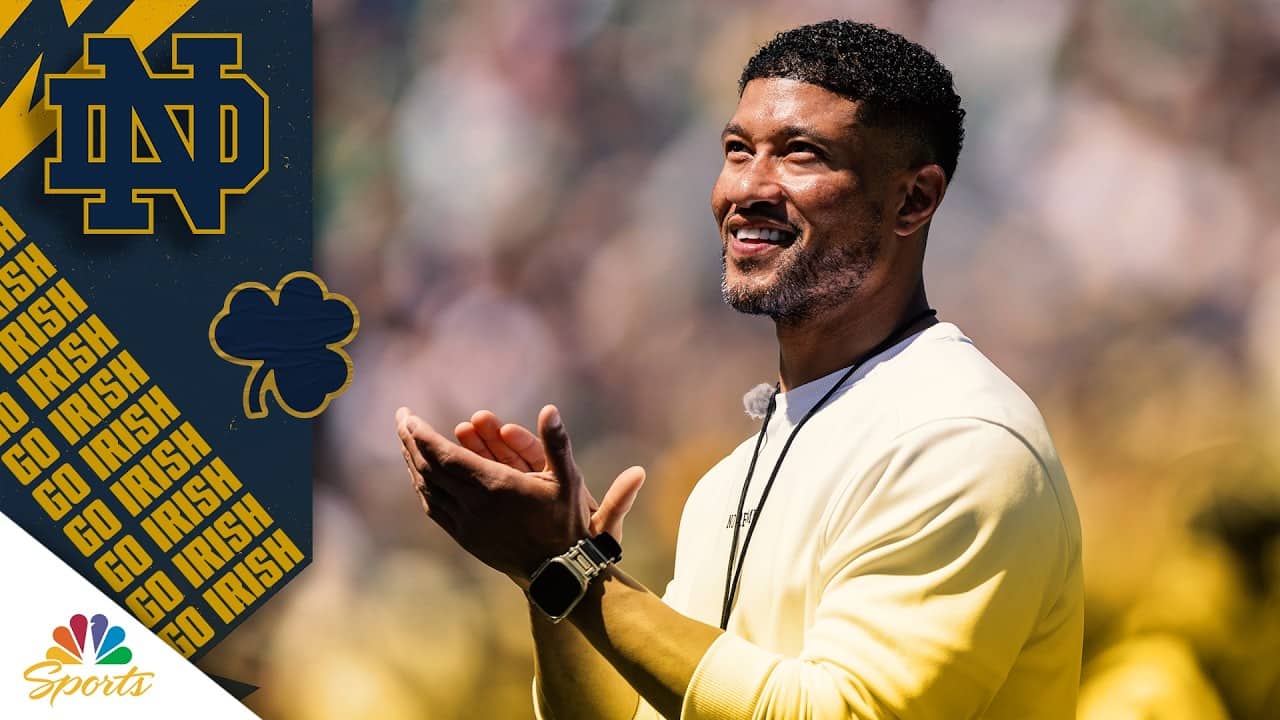 Get HYPED for Notre Dame's 2026 football schedule on NBC & Peacock | NBC Sports