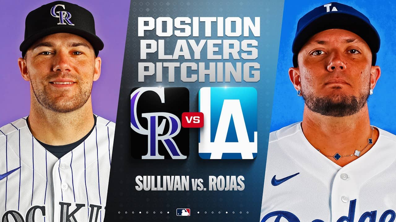DUELING POSITION PLAYERS PITCHING! (Rockies' Sullivan takes Dodgers’ Rojas deep) | MLB Highlights