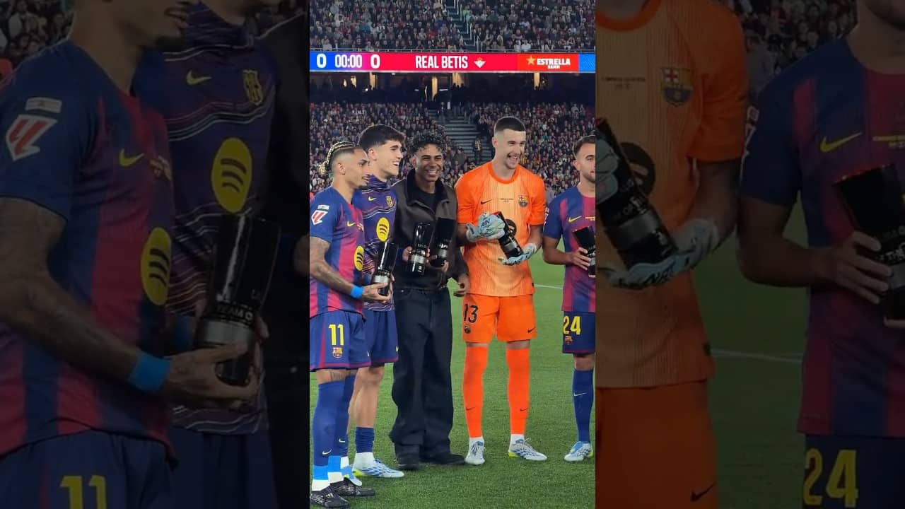 La Liga's Team of the Season 🏆🏆🏆🏆🏆🏆 #shorts #fcbarcelona