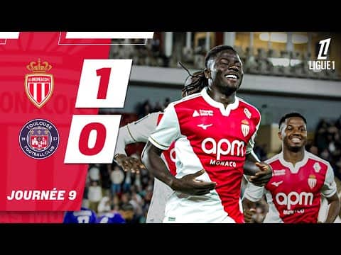 Résumé AS Monaco - Toulouse FC - 9ème journée