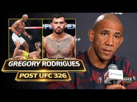 Gregory Rodrigues REACTS TO KO Win Over Brunno Ferreira, Eyes Anthony Hernandez Fight After UFC 326