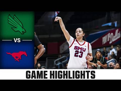North Texas vs. SMU Game Highlights | 2025-26 ACC Women's Basketball