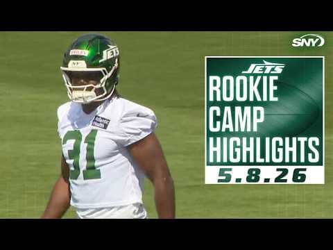 David Bailey, Omar Cooper Jr. and Cade Klubnik | Jets Rookie Camp Highlights Day 1