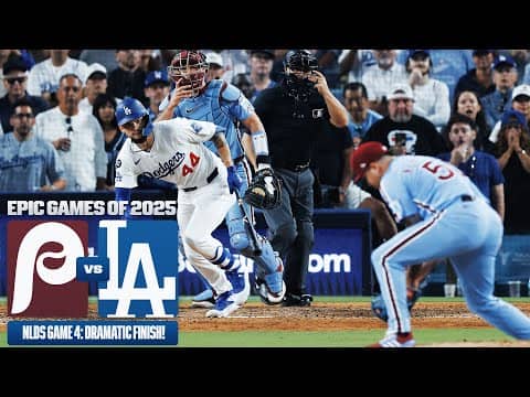 FULL GAME: The Dodgers walk off the Phillies to advance to the 2025 NLCS! (NLDS Game 4)