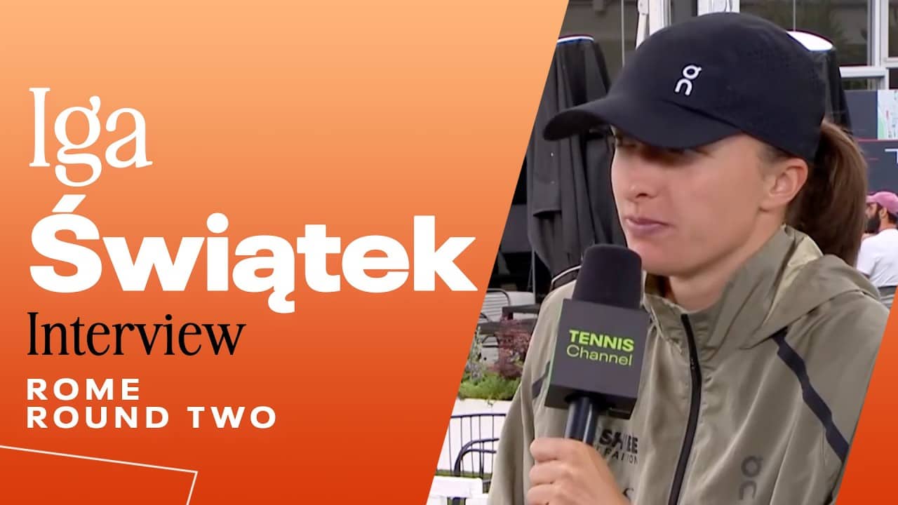 Iga Swiatek explains how she remains calm under pressure 🧠 | 2026 Rome