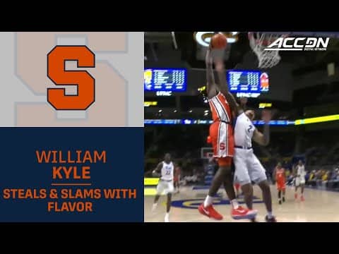 Syracuse's William Kyle III Steals The Rock & Heads For The Highlights Reel