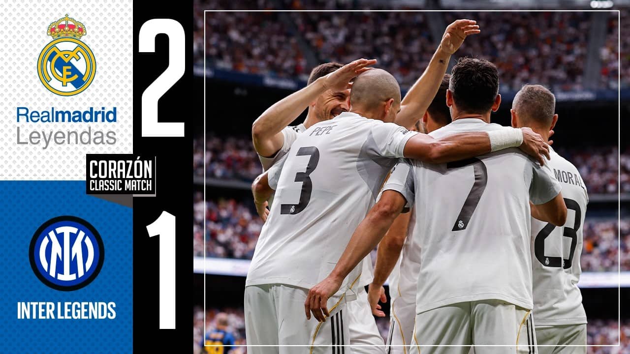HIGHLIGHTS | Real Madrid Leyendas 2-1 Inter Legends | Corazón Classic Match 2026