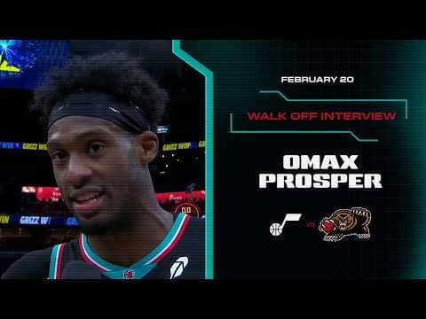 OMax Prosper Walk off Interview | Grizzlies vs.Timberwolves