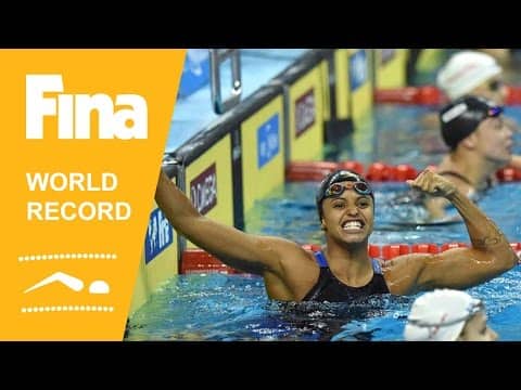 Etiene Medeiros | World Record 50m Backstroke | 2014 FINA World Swimming Championships Doha