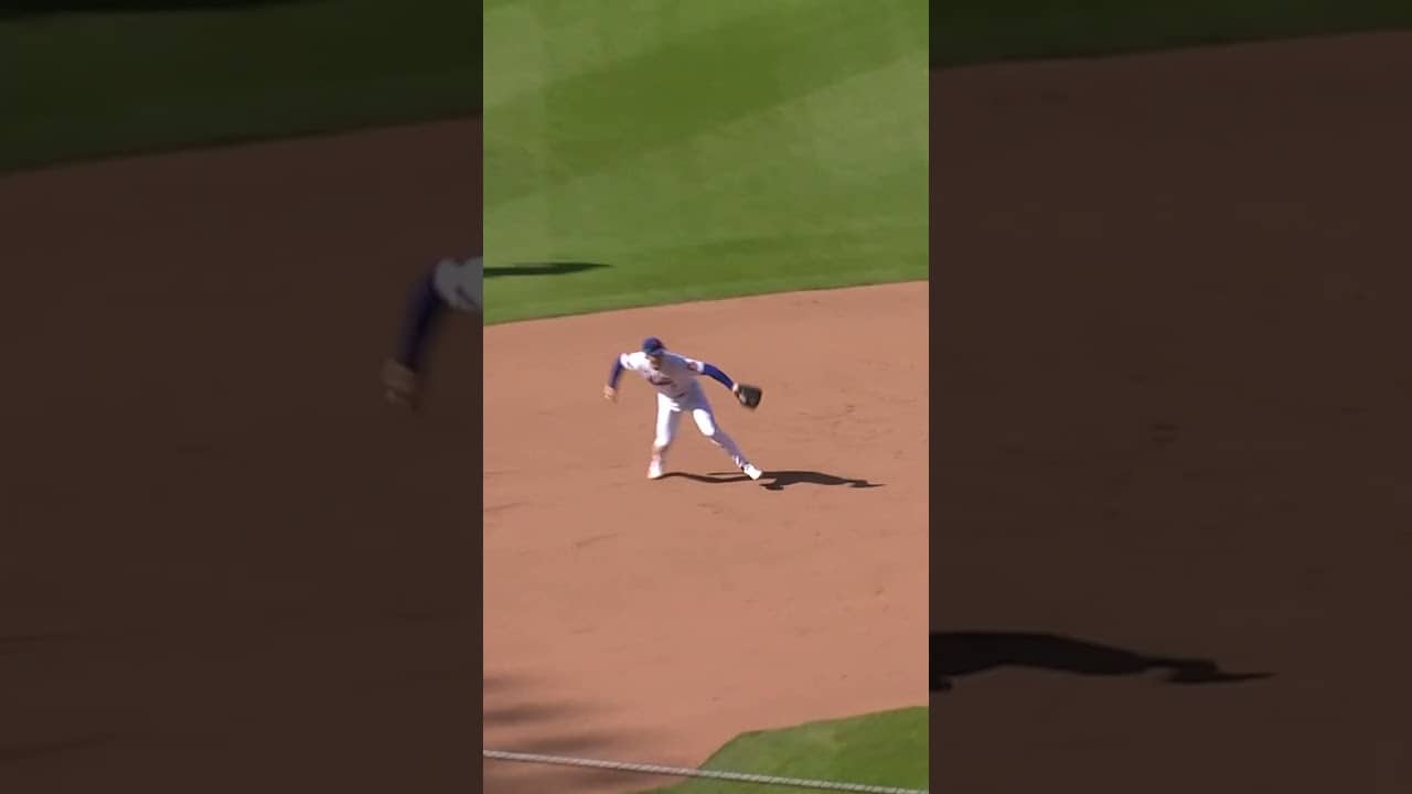 Great stop by Brett Baty ๐ช #mlb #baseball #nymets
