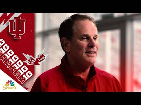 Curt Cignetti: 'We're gonna see' if Indiana football can echo '76 basketball team | Big Ten on NBC