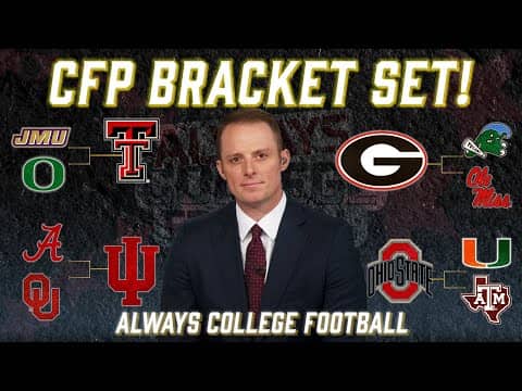 CFP Bracket is SET! 🔥 Alabama & Miami are IN ... Notre Dame is OUT! | Always College Football