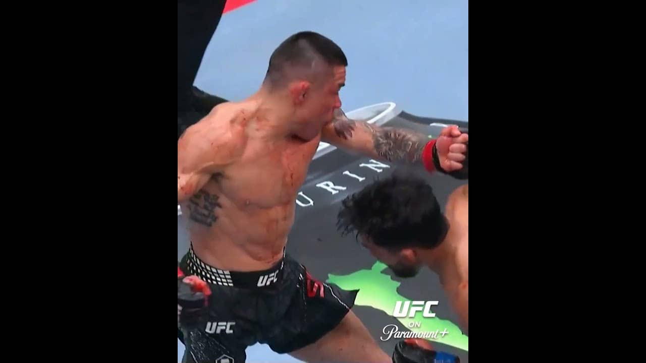 BRUTAL right from Yanez! #ufcseattle