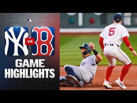 Yankees vs. Red Sox Game Highlights (4/22/26) | MLB Highlights