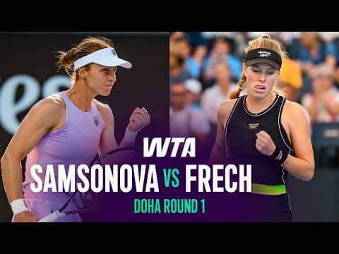 Liudmila Samsonova vs. Magdalena Frech | 2026 Doha Round 1 | WTA Match Highlights