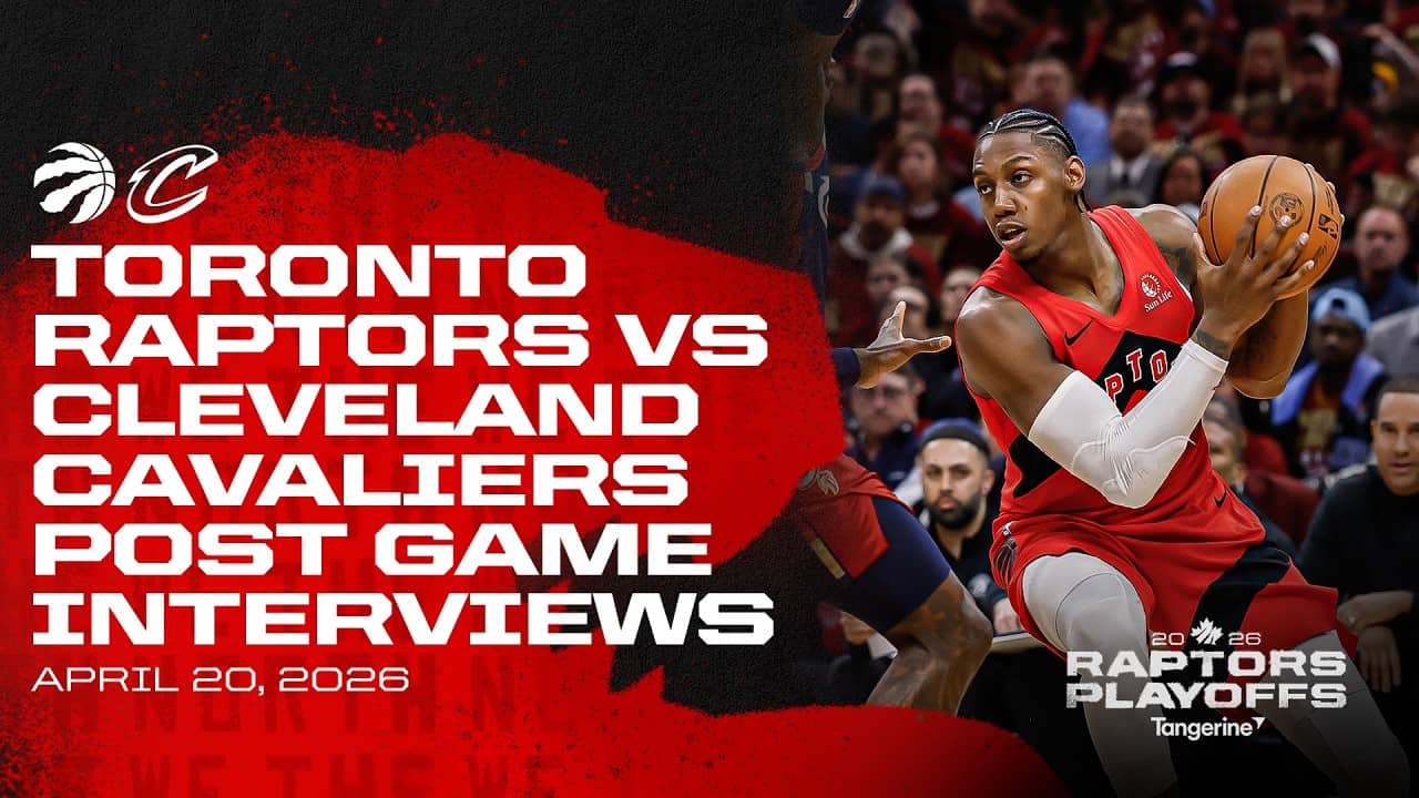 Toronto Raptors Full Media Availability | RD1 GM2 Post Game at Cleveland Cavaliers | April 20, 2026