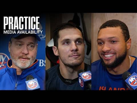 New York Islanders Practice Media Availabilities | 10/24/25