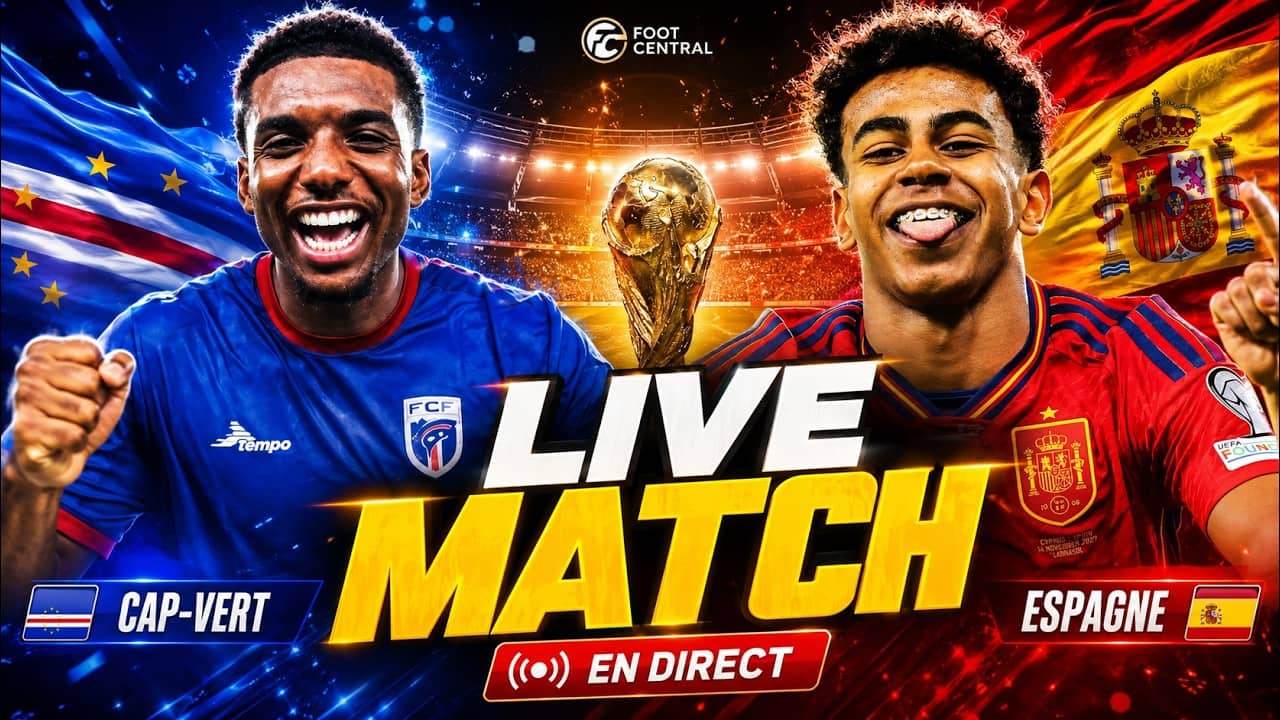 Espagne 🆚 Cap-Vert En Direct : Le Live Match De Coupe Du Monde !