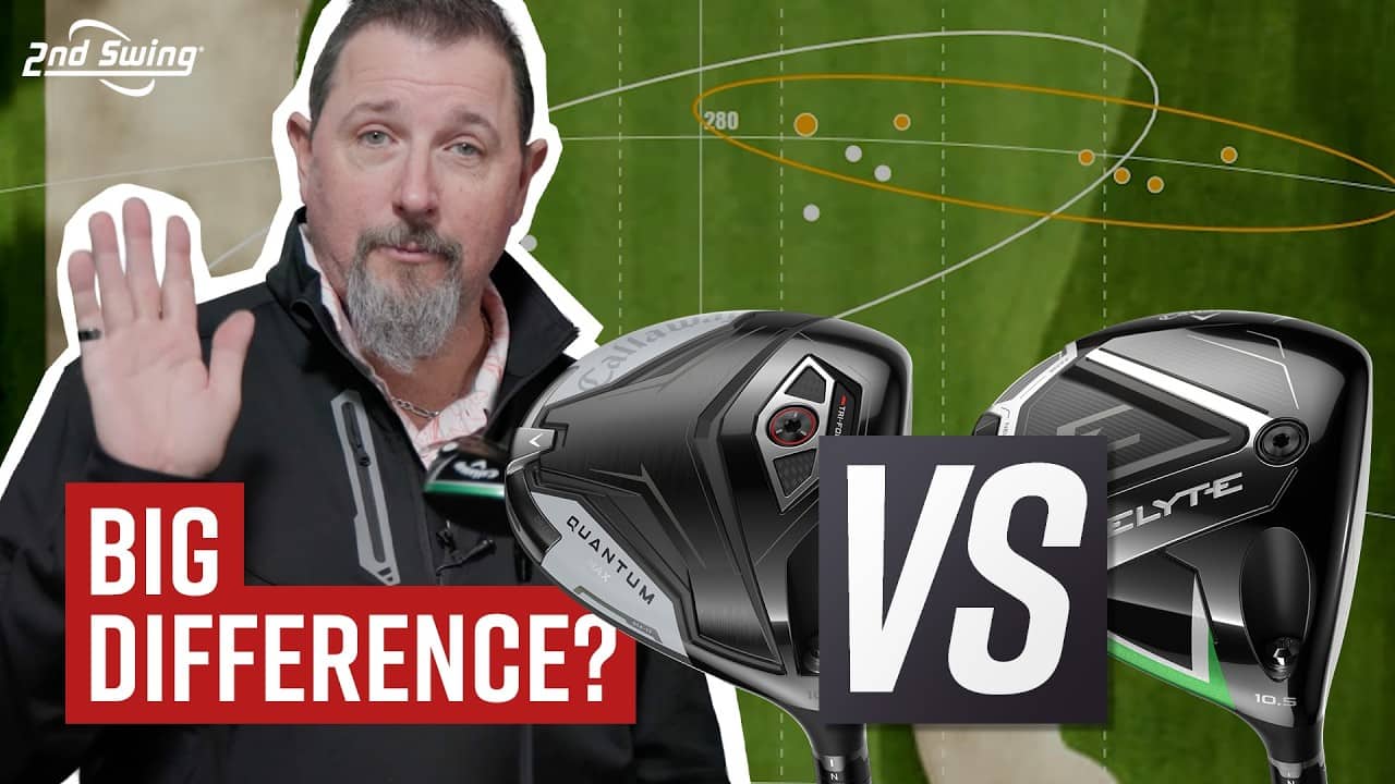 BIG DIFFERENCE? Callaway QUANTUM Max vs Callaway ELYTE | Drivers Test