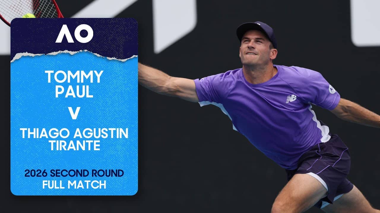 Tommy Paul v Thiago Agustin Tirante Full Match | Australian Open 2026 Second Round