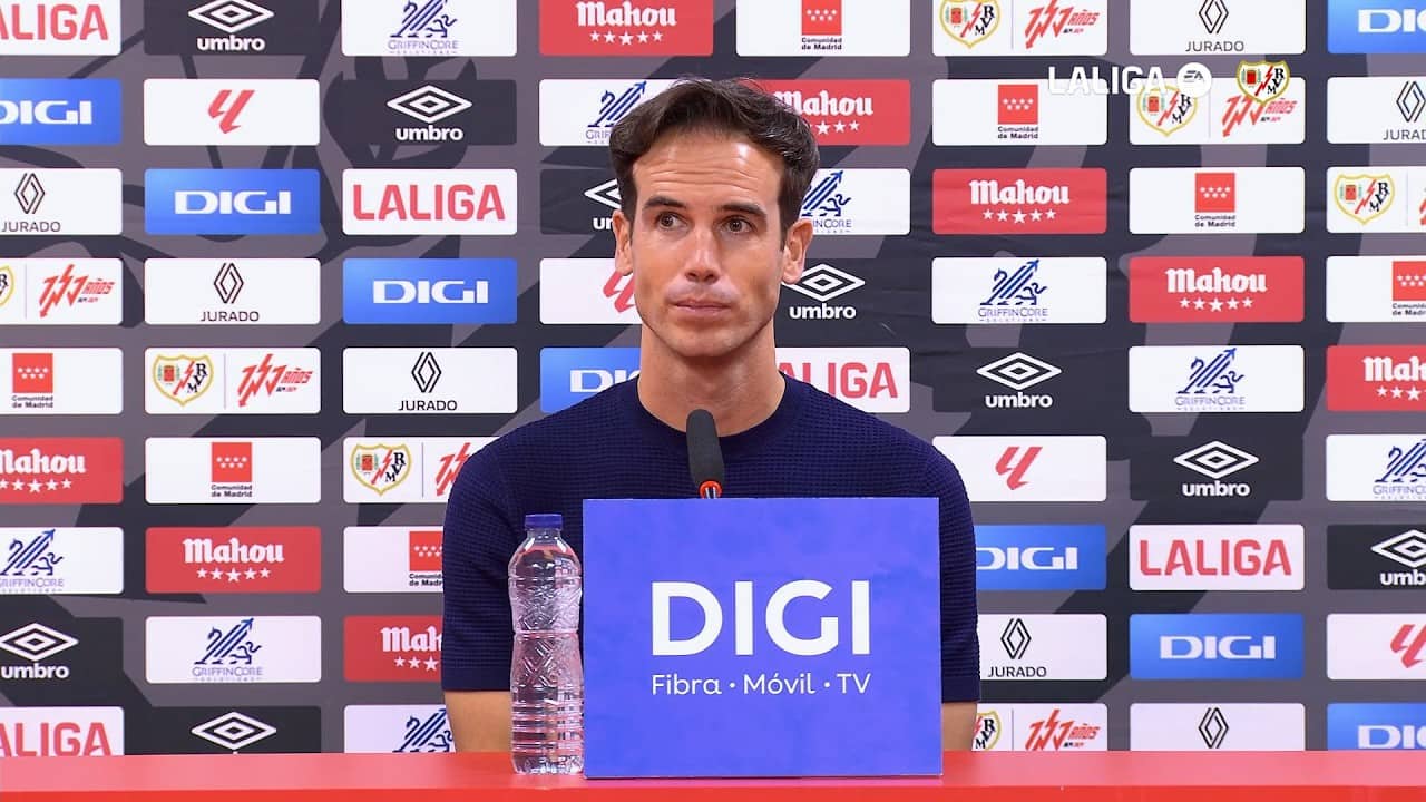 Íñigo Pérez tras el Rayo Vallecano 1 - Girona FC 1