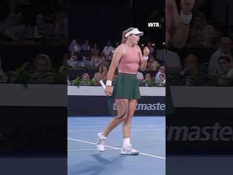 Pinpoint precision📍#WTA #MirraAndreeva #AdelaideInternational #tennis