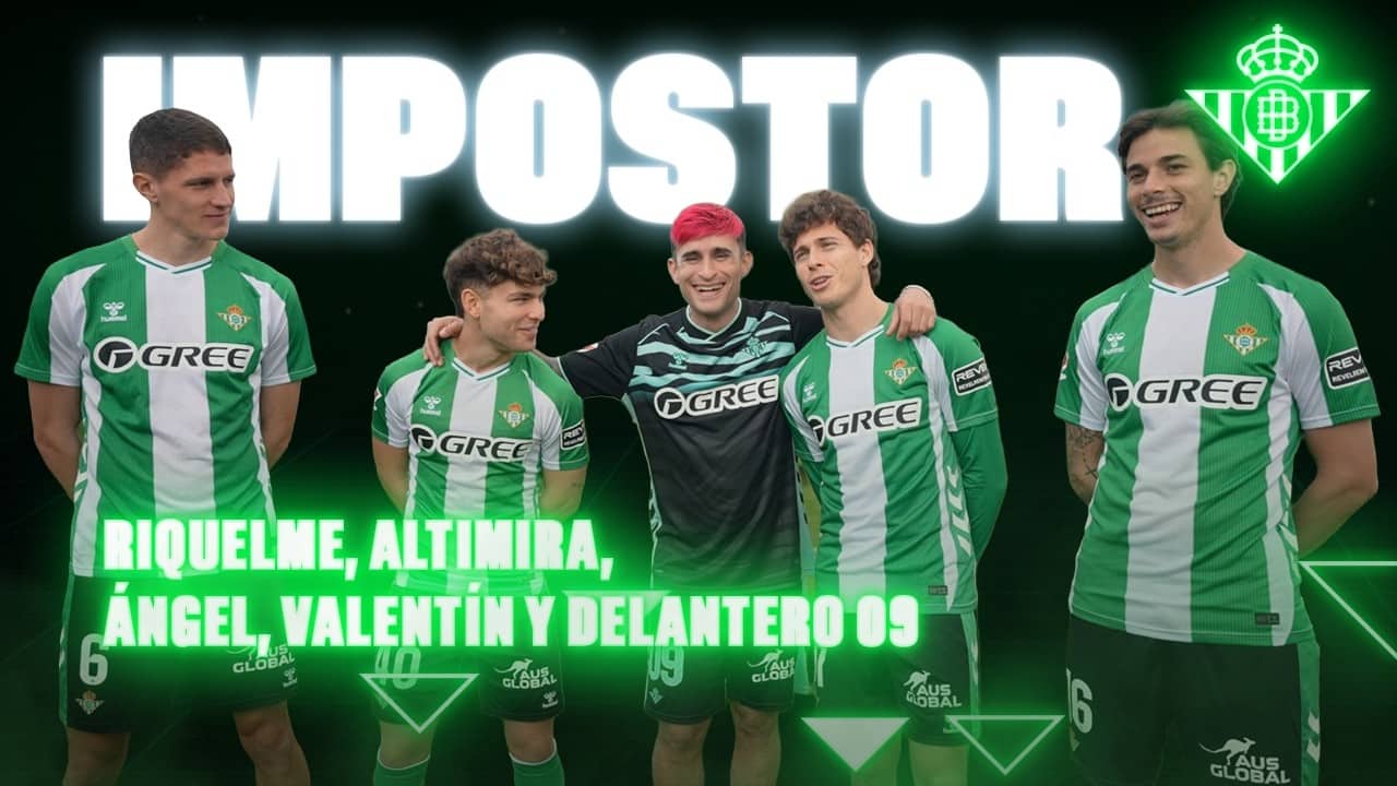 Reto del IMPOSTOR con ALTIMIRA, RIQUELME, ÁNGEL ORTÍZ, VALENTÍN Y DELANTERO 09 👤 | VLOG | Real BETIS