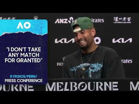 Fernandez/Kyrgios Press Conference | Australian Open 2026 First Round