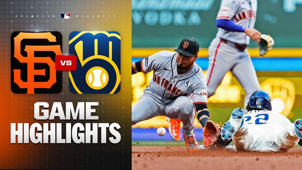 Giants vs. Brewers Game Highlights (6/2/26) | MLB Highlights