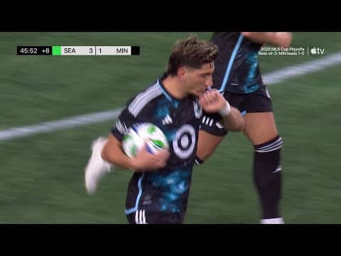 Nectarios Triantis BEAUTIFUL FINISH Breaks Seattle Defense! | 2025 Audi MLS Cup Playoffs