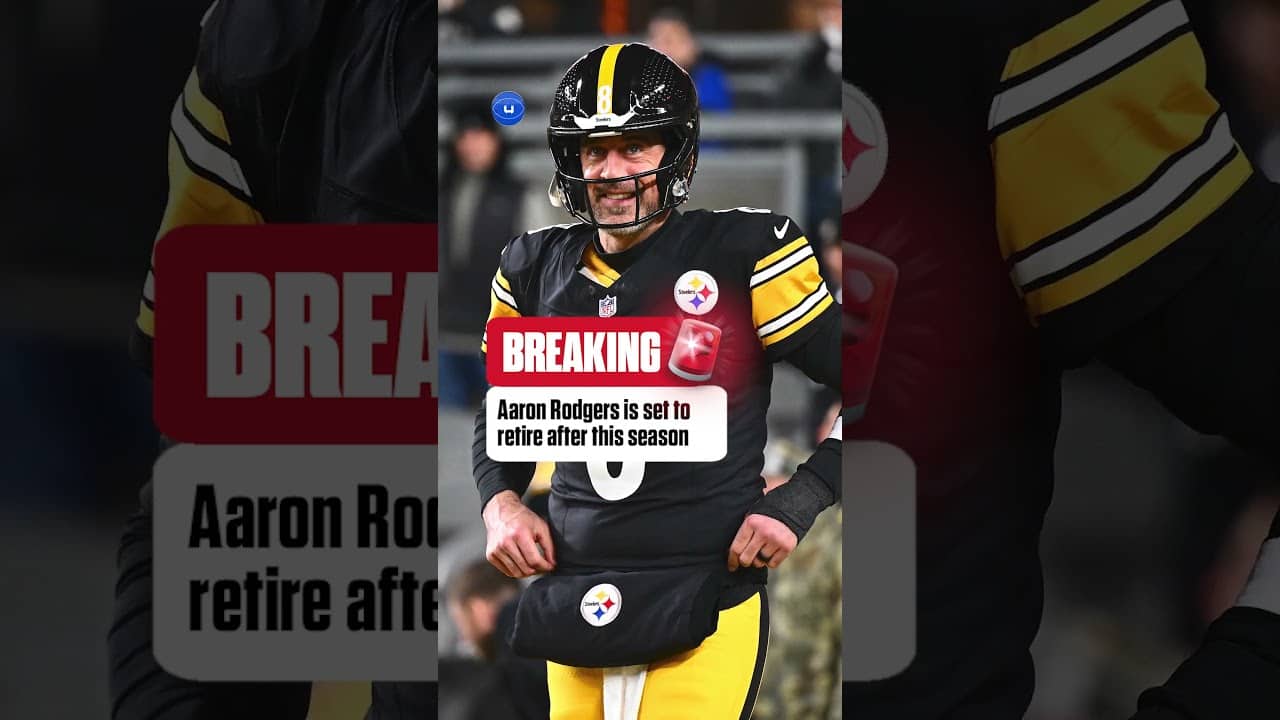 Aaron Rodgers announces he will retire after next season #steelers #nfl #aaronrodgers