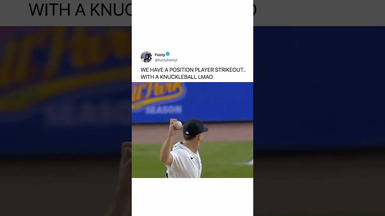 he threw a knuckleball ??