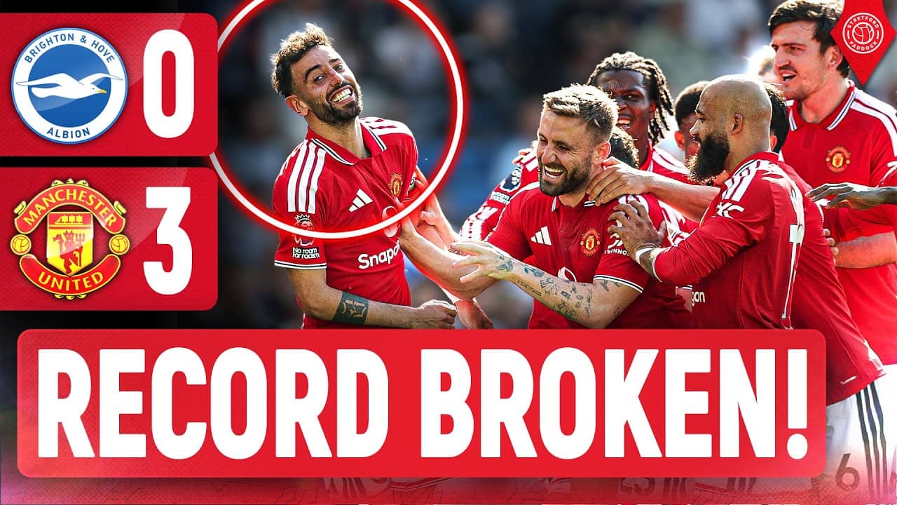 BRUNO GET'S 21! Brighton 0-3 Manchester United | LIVE Match Review