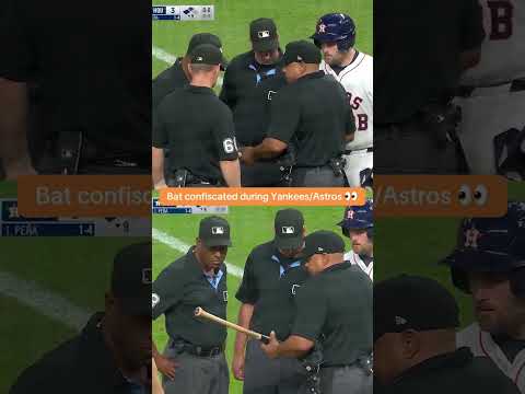 Umpires confiscated Taylor Trammell's bat after he hit a double in the bottom of the ninth 👀