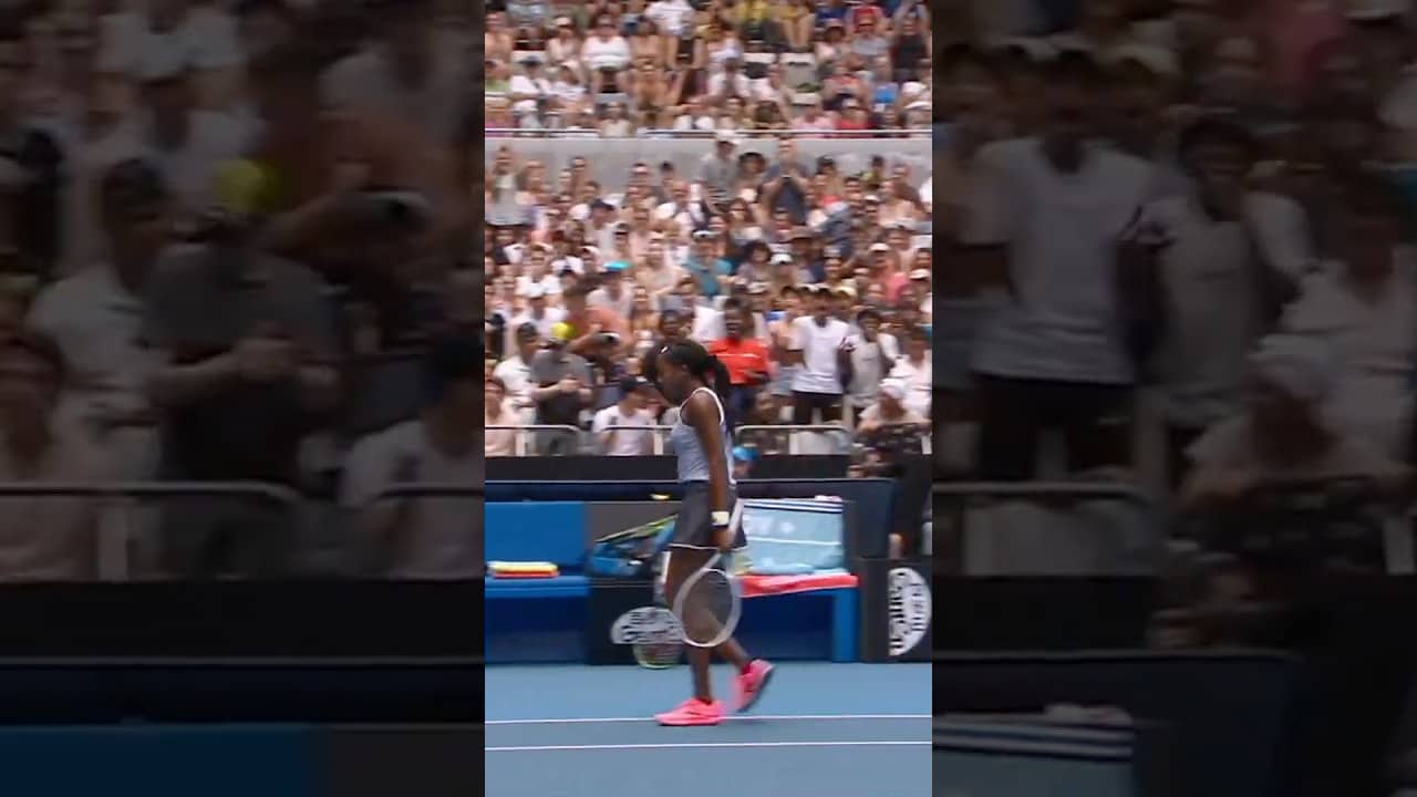 Coco Gauff LOVES a smash! 💥