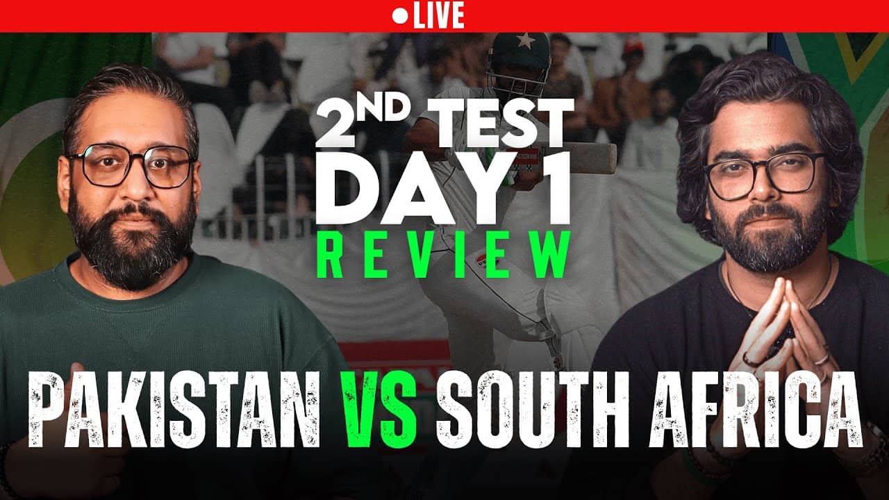 🔴LIVE Pakistan vs South Africa | 2nd Test Day 1 Review